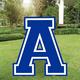 Royal Blue Collegiate Letter (A) Corrugated Plastic Yard Sign, 30in